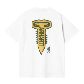 S/S CROSS SCREW T-SHIRT / CARHARTT WIP / WHITE