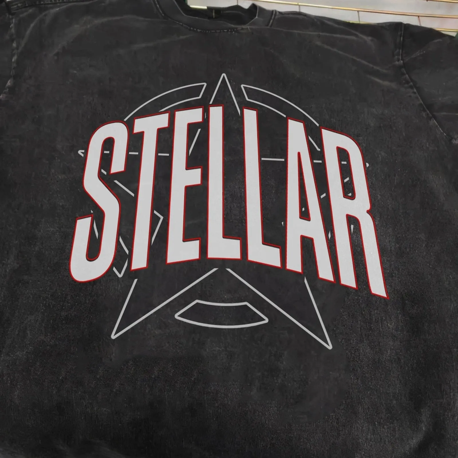 Stellar Oversized Washed Graphic T-Shirt