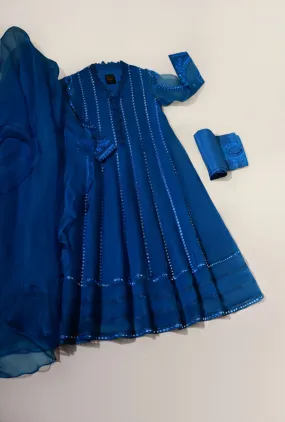 Teal Blue Pishwas