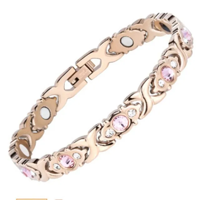 Weight Loss Energy Magnets Jewelry Slimming Bangle Twisted Therapy Bracelet