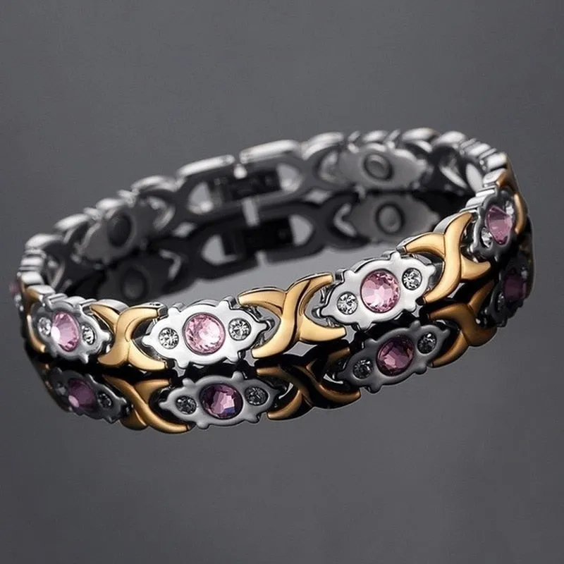 Weight Loss Energy Magnets Jewelry Slimming Bangle Twisted Therapy Bracelet