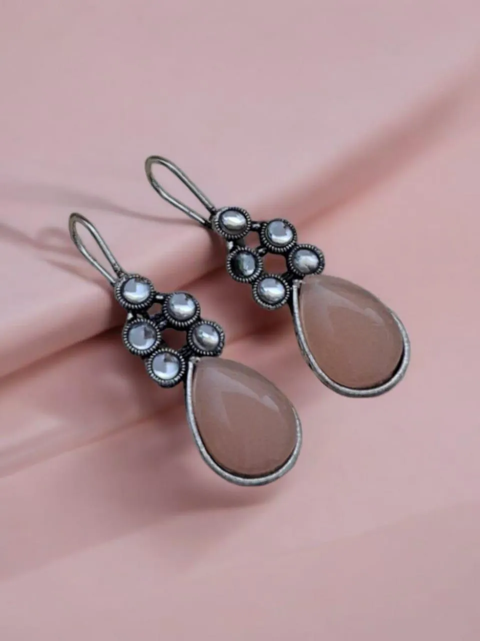 Zevarly Urvi Oxidized Earrings