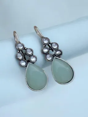 Zevarly Urvi Oxidized Earrings